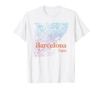 Barcelona T'estimo, Te Amo, Catalán, España Recuerdo Camiseta, Hombre, Blanco, 6XL