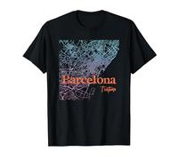 Barcelona T'estimo, Te Amo, Catalán, España Recuerdo Camiseta, Hombre, Negro, 4XL