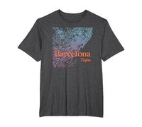Barcelona T'estimo, Te Amo, Catalán, España Recuerdo Camiseta, Hombre Tallas Grandes, Jaspeado Oscuro, 5X Alto