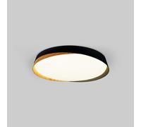 BarcelonaLED Lámpara de techo LED CCT 36W | Plafon redondo CCT con Efecto madera IP22 y Ø50cm