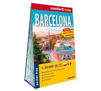 Barcelone 1/20.000 (carte poche format laminée - plan de ville). Barcelona (Carte Poche laminée Comfort! M)