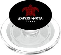 Barceloneta España Tribal Tortuga Marina Océano Arte Diseño PopSockets PopGrip para MagSafe