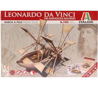 Barco A Claro Paddle Leonardo De Vinci Machines Plástico Kit Modelo Italeri