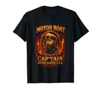 Barco a motor Captain Motor Boatin' S.O.B. Camiseta
