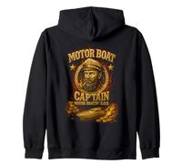 Barco a motor Captain Motor Boatin S.O.B. Sudadera con Capucha
