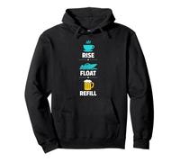 Barco Café Cerveza Día del Lago Cronología Navegación Bebidas Humor Sudadera con Capucha
