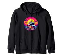 Barco de Carga Vintage Titanic Barco Viaje Pirata Hombres Mujeres Sudadera con Capucha