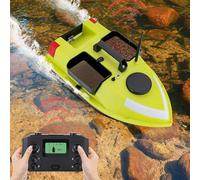 Barco de cebo de pesca con control remoto con piloto automático GPS, 3 bandejas de cebo, alcance de 600 m, retorno automático, luces nocturnas y batería de 12000 mAh