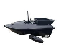 Barco de cebo de pesca RC con GPS, almacén dual, crucero automático, luz LED, buscador de peces, batería de 12000 mAh para una caza eficaz de peces