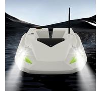 Barco De Cebo Para Pesca Con Posicionamiento Gps, Luces Nocturnas Para Pesca, Lancha Rc Con Sistemas De Liberación De Cebo, Tolva De Carga 2Kg, 100 Puntos Gps, Para Entrega De Cebo Y Pesca De Arrastre
