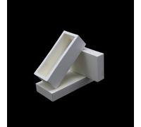 Barco de crisol de cerámica de circonio de alta temperatura - Molde de fundición rectangular duradero for aplicaciones industriales 1 pieza(30ml-100x20x20mm)