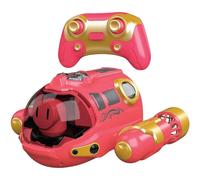 Barco de juguete con control remoto, submarino de pulverización con lancha motora con control remoto de doble hélice, inalámbrico, mini subm