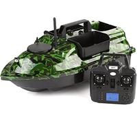 Barco de pesca GPS inteligente a control remoto, posicionamiento GPS, 500 m, control independiente, 3 embudos, pantalla LCD de retorno de una tecla, barco de cebo RC