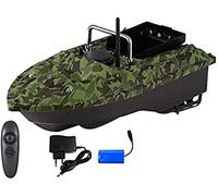 Barco de pesca inteligente RC de alta velocidad C18 500M doble luz nocturna velocidad fija crucero automático alimentación control RC cebo barco