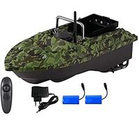 Barco de pesca inteligente RC de alta velocidad C18 500M doble luz nocturna velocidad fija crucero automático alimentación control RC cebo barco