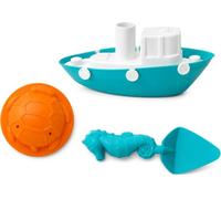 Barco de Playa para Niños con 2 Accesorios | Juguete de Arena con Pala y Molde | Set Infantil para Playa, Piscina, Jardín y Arenero | Juego de Verano