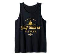 Barco de Vela de Gulf Shores Alabama Camiseta sin Mangas