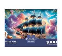 Barco Fantasma Puzzle 1000 Piezas Regalo Y Juego De Habilidad Inteligente Estilo Clásico A Partir De 14 Años 38x26cm/1000pcs