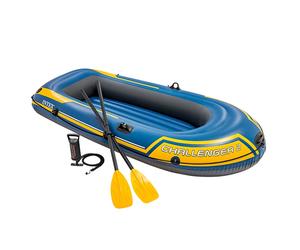 Barco hinchable challenger 2 intex, medidas 236x114x41 cm