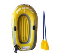 Barco inflable - Barco de pesca compacto de 1/2 , kayak de senderismo inflable recreativo | Barcos de PVC resistente, balsa, kayak, bote portátil para excursiones en lago y cruceros de aventura