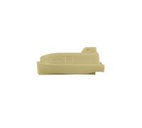 Barco salvavidas de resina sin pintar de 45 × 19 × 19 mm - Modelo de barco/barco mejorado pieza de decoración (35 x 15 x 15 mm)