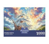 Barco Velero Puzzle 1000 Piezas Rompecabezas 38x26cm/1000pcs Regalos para Adultos Y Niños DIY Descompresión