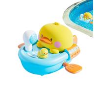 Barcos de Baño Adorable Barquito Flotante con Forma Animal Y Cuerda De | Juguete de Baño que Rocía Agua Para Ducha, Piscina, Playa, Lago Y Juegos De Agua