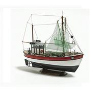 Barcos de facturación 1:60 Escala Arco Iris Pesca Cutter Kit Modelo de construcción