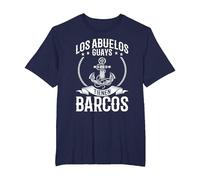 Barcos Divertido Navegación Los Abuelos Tienen Barcos Camiseta, Hombre Tallas Grandes, Azul Marino, 4X Alto