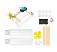 Barcos DIY Para Niños,Juguete Catamarán Educativo Estable,Kit De Experimentos De Manualidades Con Barcos Científico-Aerodinámico | Para Niños Principiantes Habilidad Motora Fina Práctica Y Pensamiento