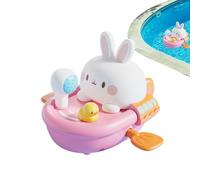 Barcos y barcos de baño para la bañera | de cuerda de tren flotante en forma de animal | Juguete de baño de salpicaduras para la bañera | Para y niñas Baño Ducha Piscina Lago Agua
