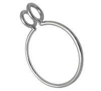 Barcos - Yates de recuperación de ancla marina de acero inoxidable 304 de doble soldadura, 137 mm, 8 mm, para aguas profundas, diámetro seguro, resistente, patrón pulido para pesca de anillo