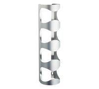 BarCraft 45 x 11 x 10 cm de Acero Inoxidable de Pared 4-térmica para Botella de Vino para, Plateado