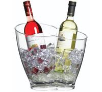 BarCraft Cubo Enfriador de Vino, diseño de Doble Cara, 30 x 22 x 26 cm
