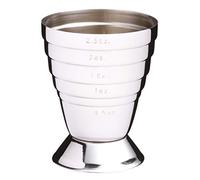 BarCraft Vaso Medidor, Acero Inoxidable (Individual), 6x4x6 cm