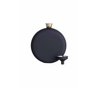 BarCraft Soft Touch Hip Flask, Petaca de Acero Inoxidable con Embudo Decantador, Petaca Negra Mate, Capacidad 350 ml, 11 x 3 x 12.3 cm, 1 Cantidad