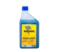Bardahl - Coolant HOA Tech - Líquido refrigerante anticongelante, líquido radiador prediluido y Listo para Usar, para Moto, Scooter, Quad con fluidos HOAT, -37°C +108°C, 1 litro