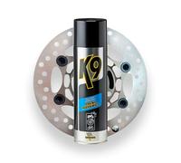 Bardahl K9 - Limpiador superior de frenos para moto y bicicleta, elimina los ruidos de frenado, desengrasante para discos de freno y embrague de motos y bicicletas, elimina grasa, aceite, polvo y