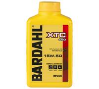BARDAHL XTC C60 15W50 SAE API SN JASO MA2 ACEITE 100% SINTÉTICO MOTO
