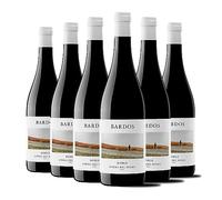 Bardos Roble 2020 - Vino Tinto Roble Ribera del Duero - Ideal para Paellas Mixtas, Parrilladas, Carnes Rojas - Pack 6 Botellas 750ml