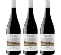 Bardos Roble Vino Tinto Joven con crianza en roble, elaborado con Tempranillo, 14% Vol., ideal para servir entre 13º y 15ºC y disfrutar su frescura y sabor| 3 botellas