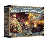 Massive Darkness 2 Bards and Tinkerers Vs. Metal Angel Heroes and Monsters Expansion Cooperative Strategy Game for Adults and Teens Ages 14+ 1-6 Players Avg. Playtime 60 Mins Made by CMON