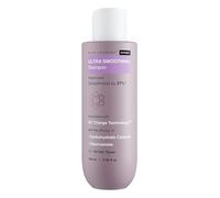 Bare Anatomy Champú Ultra Smoothing para cabello seco y encresado, restaura el alisado y la textura del 37%, alimentado por carbohidratos complejo y niacinamida, sin Sls & Parabenos, vegano, 100 ml