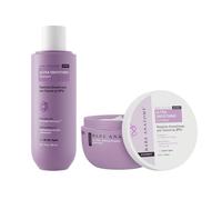 Bare Anatomy Ultra Smoothing Shampoo and Hair Mask Kit | Carbohydrate Complex & Niacinamide | Dry & Frizzy Hair | Paraben & Sulphate Free | Women & Men | (250 ml + 250 Gm)