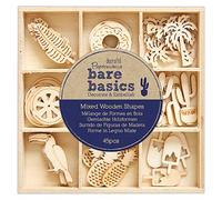 Bare Basics - Adornos de madera, naturales, aplicables