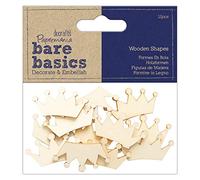 Bare Basics - Adornos de madera, naturales, aplicables