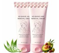 Bare Basics No Shave Hair Removal Cream, Bare Basics Hair Removal Cream, Gentle Facial Hair Removar Creams for Women, Suitable for Legs, Arms, and Bikini Area (2)