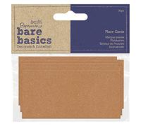 Bare Basics Tarjetas de Lugar, marrón