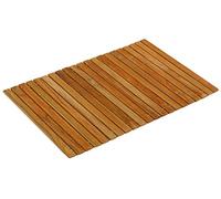 Bare Decor Asi - Mantel Individual Flexible de Madera de Teca auténtica o Bandeja de Brazo de sofá, 1 Alfombrilla de 19 x 12 Pulgadas
