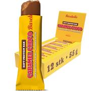 Barebells - Barrita De Proteínas Blanda (12x55g) - Barritas de proteínas - Barritas de proteínas gourmet - Chocolate con caramelo